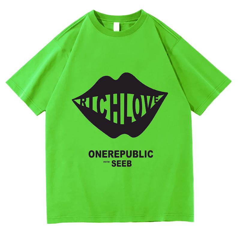 

OneRepublic Need Your Love T-shirts Graphic Print Casual Cotton Short Sleeve Comfortable Tops Women Tee-shirt Clothes Streetwear 4XL
