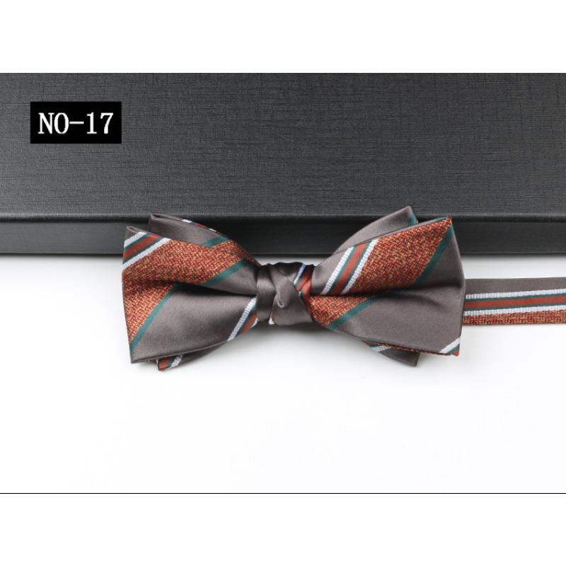 Business Bow Tie Men'S Shirt Suit Gentleman Pattern High-End Wedding Hosting Banquet Bow