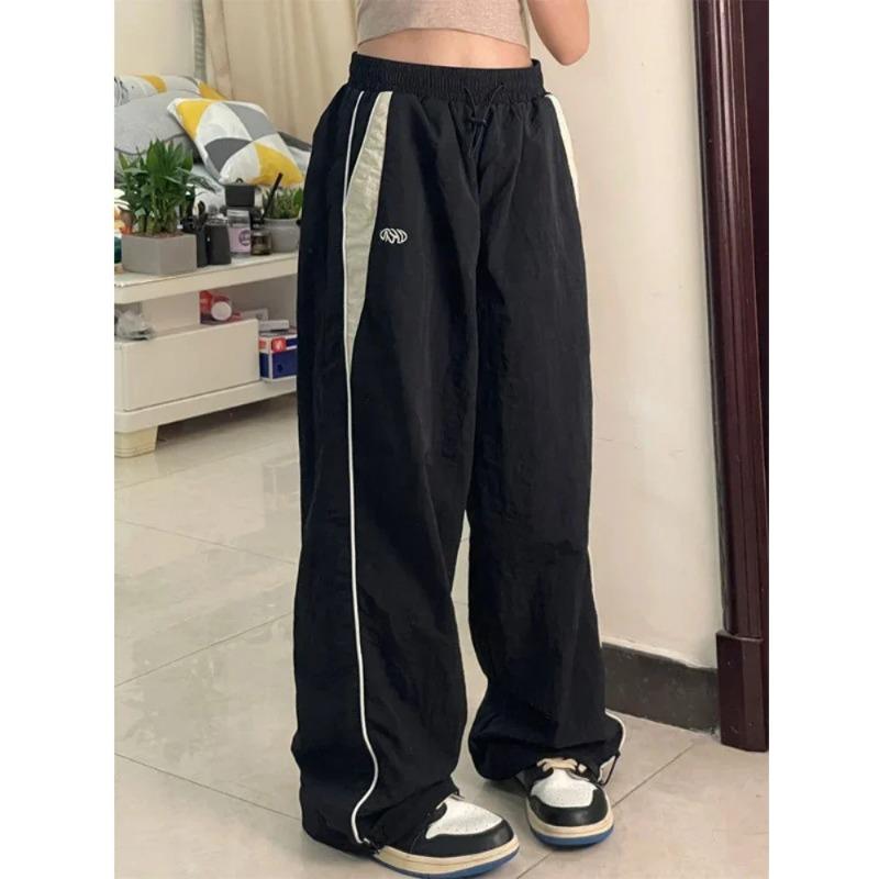Dámské ležérní pytlovité kalhoty Vintage Y2k Oversize Hip Hop Joggers Harajuku Streetwear BF Dámské tepláky Wide Leg