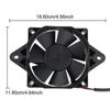 Accesorii pentru motociclete Ventilator universal de răcire pentru motocicletă pentru radiator de motor ATV 150cc 200cc 250cc 12V răcitor rezervor apă ulei