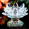 Tall Feet Quartz Crystal Lotus Multicolor Tall Feet Lotus Figurines  Wedding Party