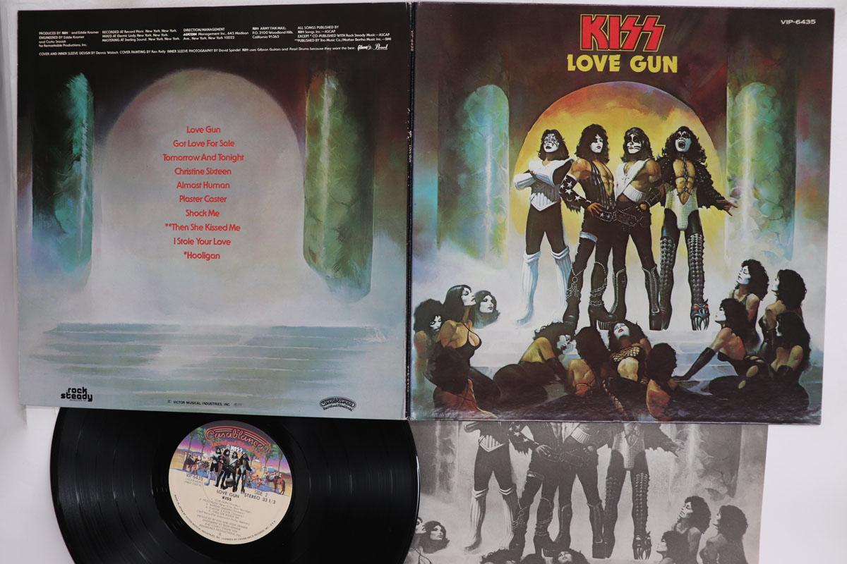 Виниловая пластинка KISS  Love Gun VIP6435 CASABLANCA 1977 Япония Рок Б/у