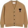 Ami Paris Ami De Coeur Sweter zapinany na guziki z dekoltem w serek UKC367018288
