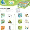 10in1 Niedliche Architektur Straßenansicht Lebensmittel Pommes Snacks Früchte Tiere Bausteine Set Mädchen Steine Modell Kinderspielzeug Kinder