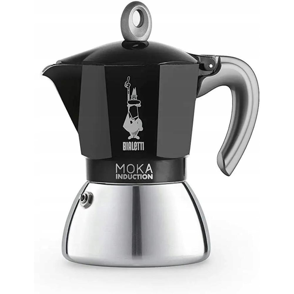 Bialetti New Moka Induction 6Tz Black Coffee Maker