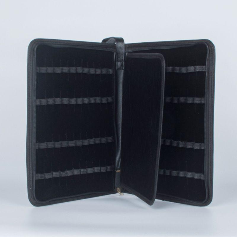 Large Capacity Fountain Pencil Case 48 Slots Pens Bag Writing Holder Supplies