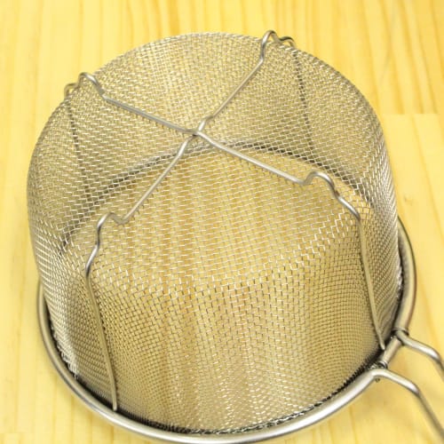 Hogdseirrs Inoue Wire Mesh Industry Colander/Boiling Basket, Deep, 18cm, 18-8 Stainless Steel, Made in Japan