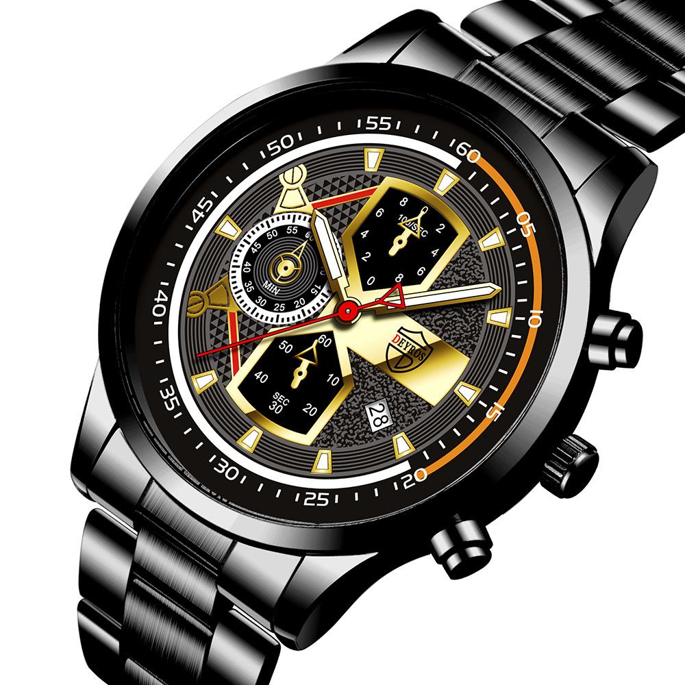 Watch For Men Watch Explosions Luxury Gold Men S Calendar Luminous Watch Men S Fashion Stainless Steel Quartz Watch Luxury Watch