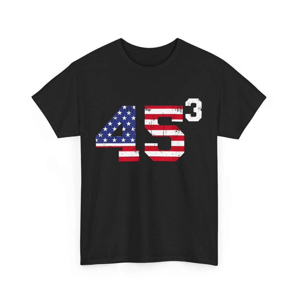 Trump 2028 Shirt, 45³ Trump 2028 45 Third Term President American Flag Shirt