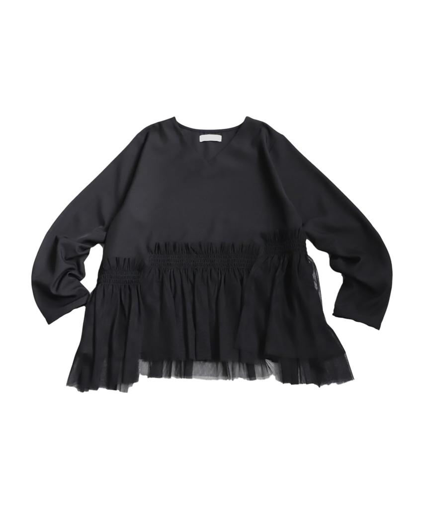Antiqua Women's Tulle Docking Top, PK-01289, One Size 05, Black