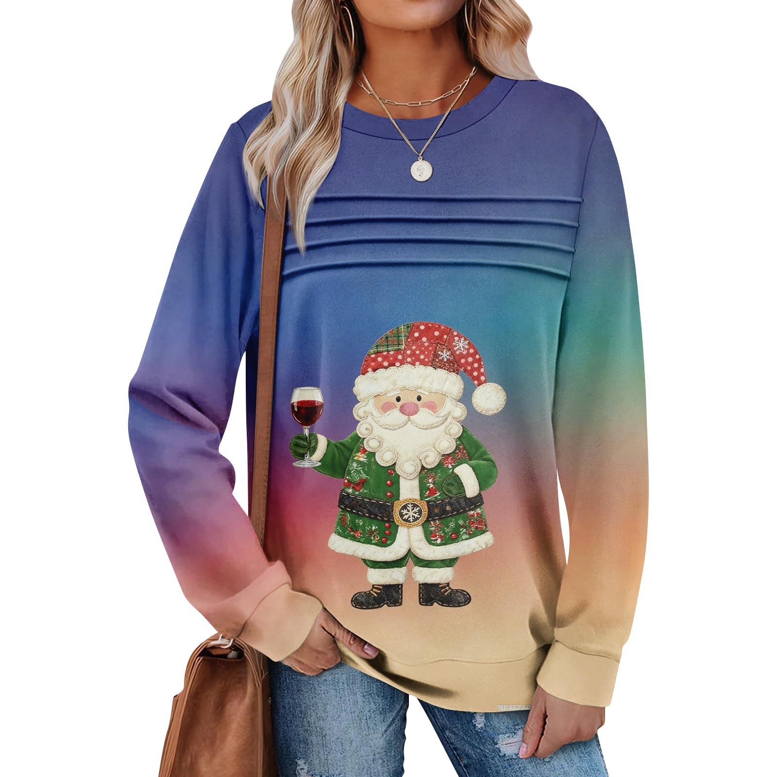 

Женский повседневный свитшот с длинным рукавом и круглым вырезом, приталенный плиссированный топ M