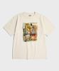 Beulonseun Western Collage Loopwheeled Graphic Tee Apricot