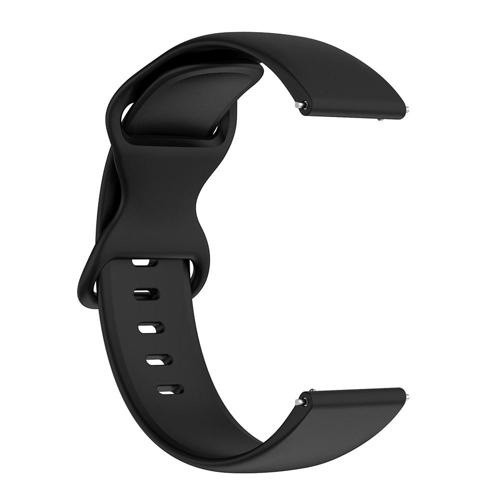 22mm Silicone Watch Band Butterfly-Buckle Bracelet Strap Compatible For Huawei Watch Gt3 Pro 46mm Smartwatch