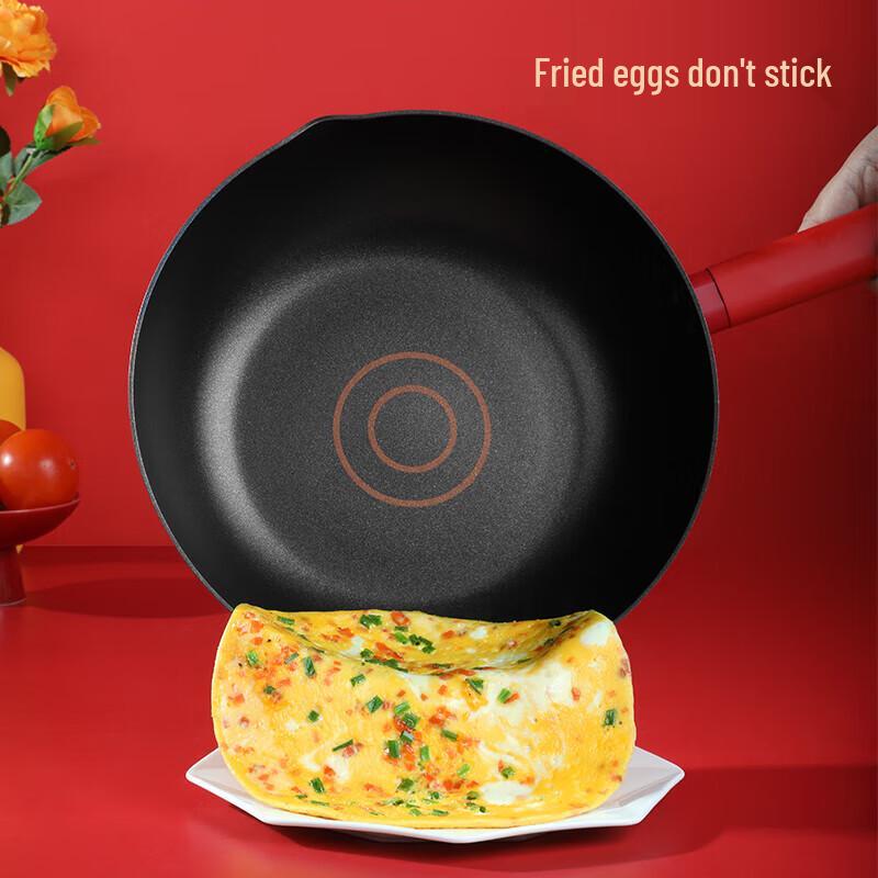 CateMaker Red Phoenix 28cm Non-Stick Wok