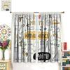 Fun Math Blackout Curtains, Mathematics Formula Learning Knowledge Educational Window Drapes for Kids Learners Bedroom Living