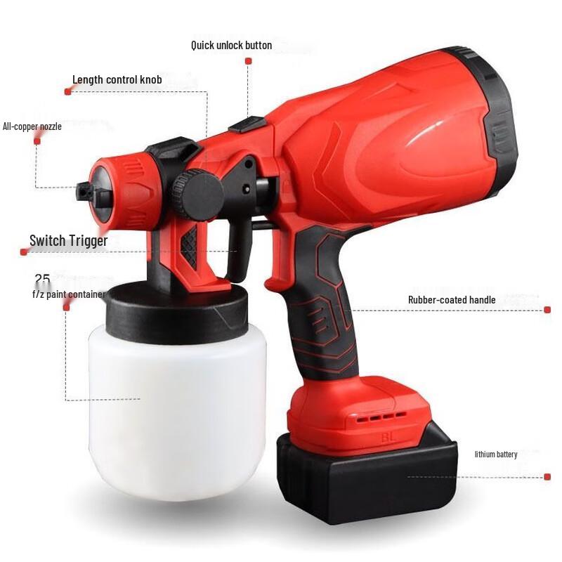 Kailei 12V Cordless Electric Paint Sprayer CN Plug (adapter Included)