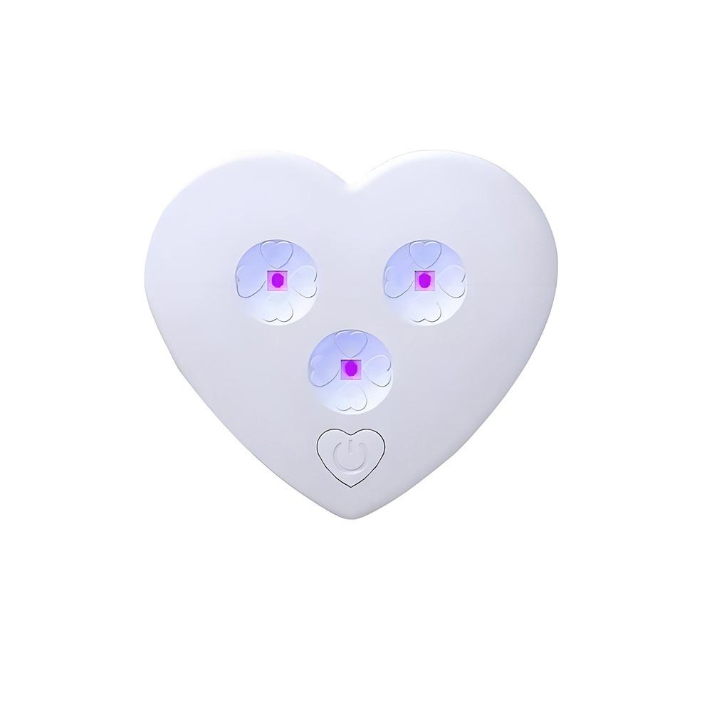 Heart Shaped UV Toilet Disinfector USB Rechargeable Toilet Disinfection Lamp  Toilet