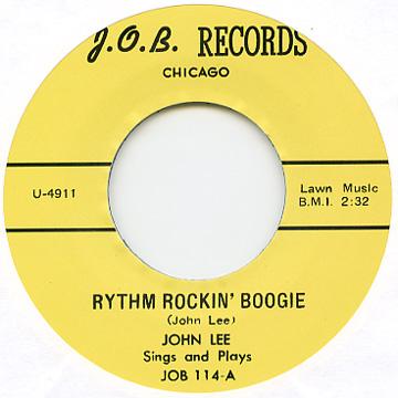 

7inch Record JOHN LEE - Rhythm Rockin Boogie / Knockin On JOB114 JOB UK UK Blues