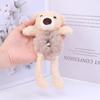 Women Faux Fur Ball Scrunchies Cute Cartoon 3D Bear Hairband Elastic Hair Rope Bands Ties Ponytail Holder Girls Hair Accessories