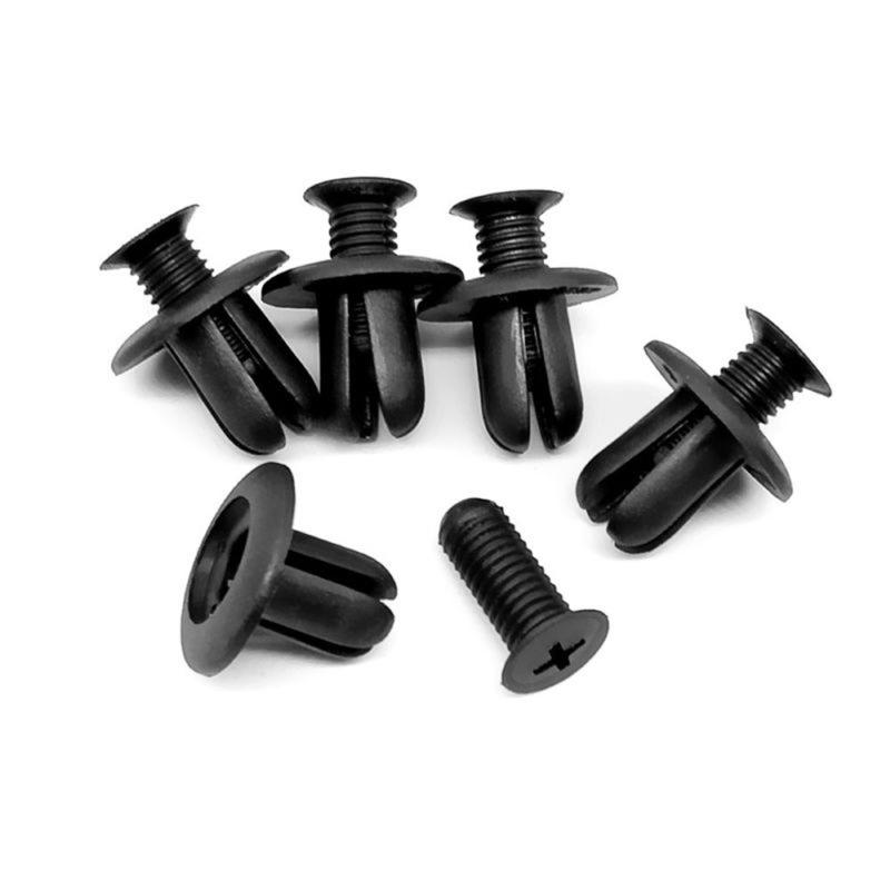 Plastic Clip Screw for Car Bumper, Door, and Fender
