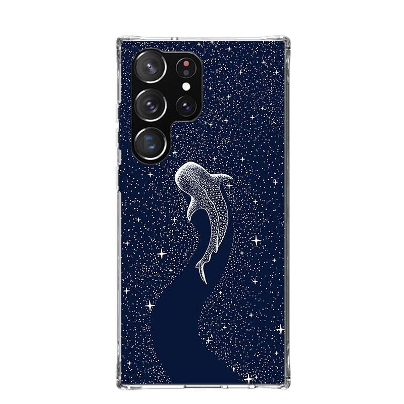Ocean Whale Shark Phone Case For Samsung Galaxy S26 S25 Edge S24 S23 FE S22 Ultra S21 Plus S20 + Fundas Cover Coque Galaxy S25 S