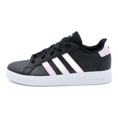 Grand Court Comfortable Simple Durable Low-Top Kids Sneakers Kids Sneakers Black Pink IG4831
