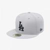 New Era Mlb La Dodgers Basic Fitted Cap Dolphin Gray 15131702