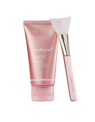 Kolagenová noční zábalová maska ​​75ml sada (+Jelly Brush)