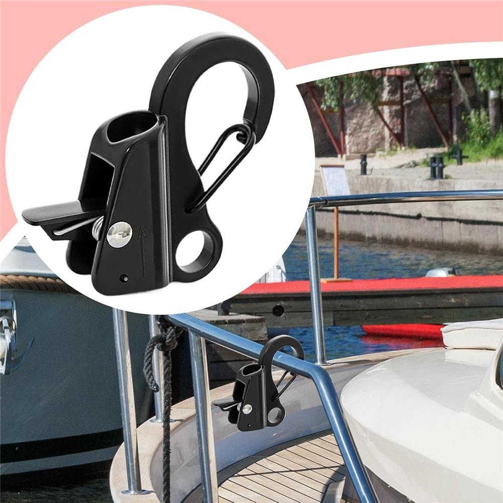 Anchors Sliding Hook, Adjustable Quick Release Anchors Rope Hook, Multipurpose Accessories for Boating, Fishing, Docking, Marine Navigation