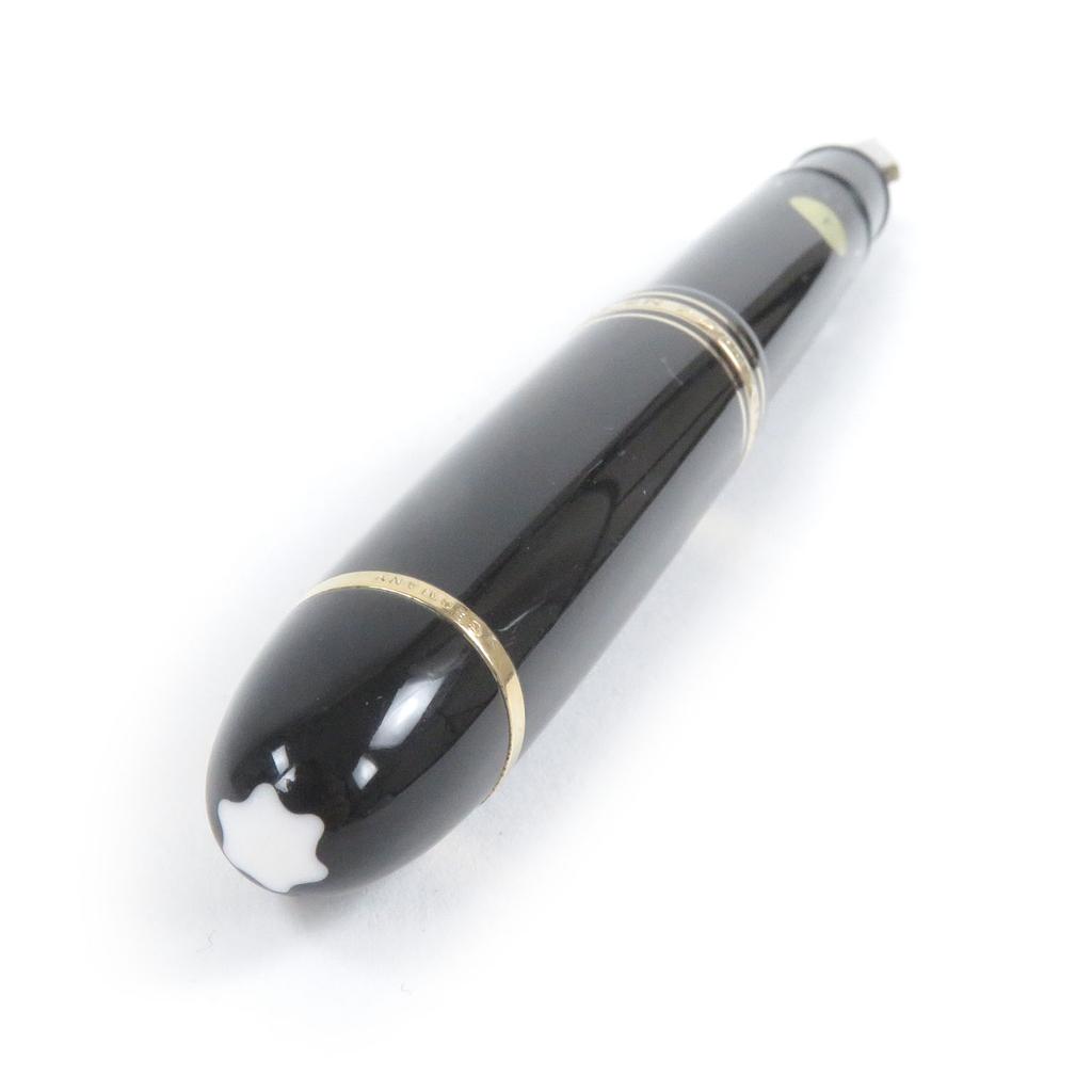 Very Good MONTBLANC Fountain Pen Meisterstck 149 Cap Type Black Gold 14C Mens Used