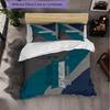 Uruguay Football Pattern 3 Pieces Bedding Set Soft Microfiber Duvet Cover with Pillow Cases for Bedroom