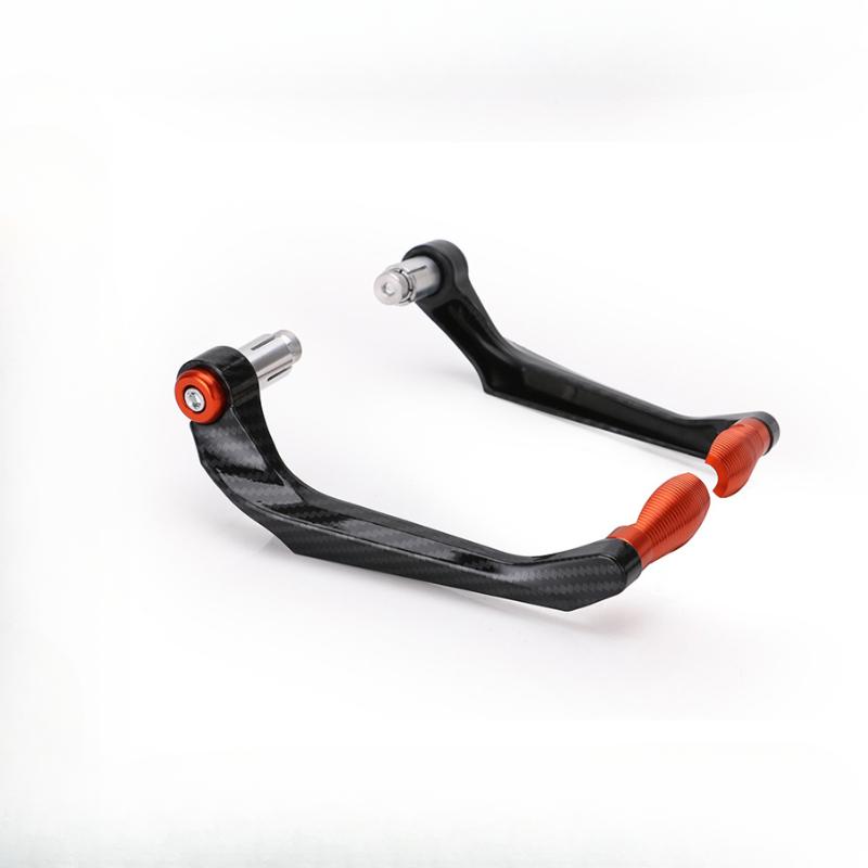 1 Paar Motorrad Modifiziert Sturzschutz Handprotektor Hupenbügel Brems-Kupplungsschutzstange Offroad Street Running Kohlefaser-Muster Handprotektor