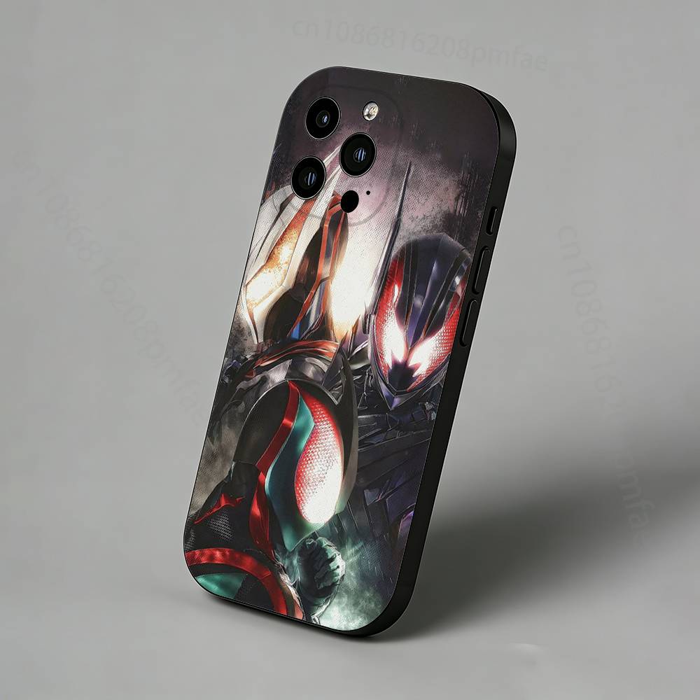 K-KamenS COOL Rider iPhone Case For 16,15,14,13,12,11 Pro,Max,Plus,X,XS,XR,SE,Mini Back Protector Cover