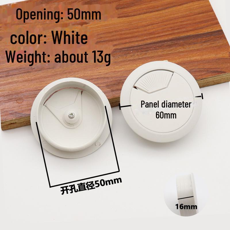 Desktop Cable Management Hole Cover - Decorative Round Sealing Ring