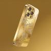 Luxus Goldener Drache Gold Metallic Lack Glas Handyhülle Für iPhone 17 16 15 14 13 12 11 Pro Max 15 14 Plus 17 Air 16E Hülle