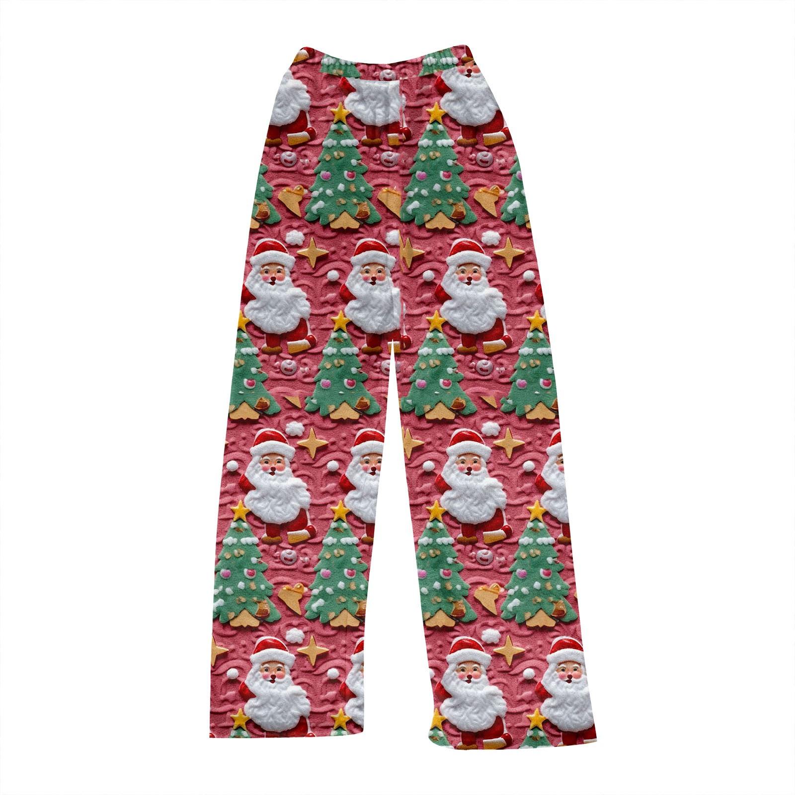 

Женские зимние клетчатые брюки, длинные брюки, спортивные брюки XS арбуз красный