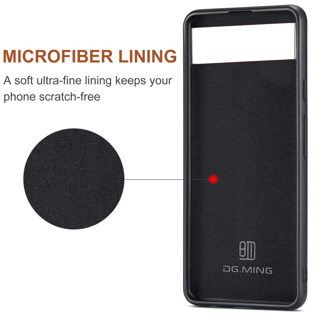 Leather Phone Case for Google Pixel 10 Pro XL 9a 9pro 8a 8 7a 7 6a 6 Powerful Magnetic Detachable Flip Card Holder Wallet Cover