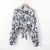 Chiffon Women's Summer Long Sleeved Top Thin Cardigan Paired with Women's Short Sun Protection Jacket Shawl