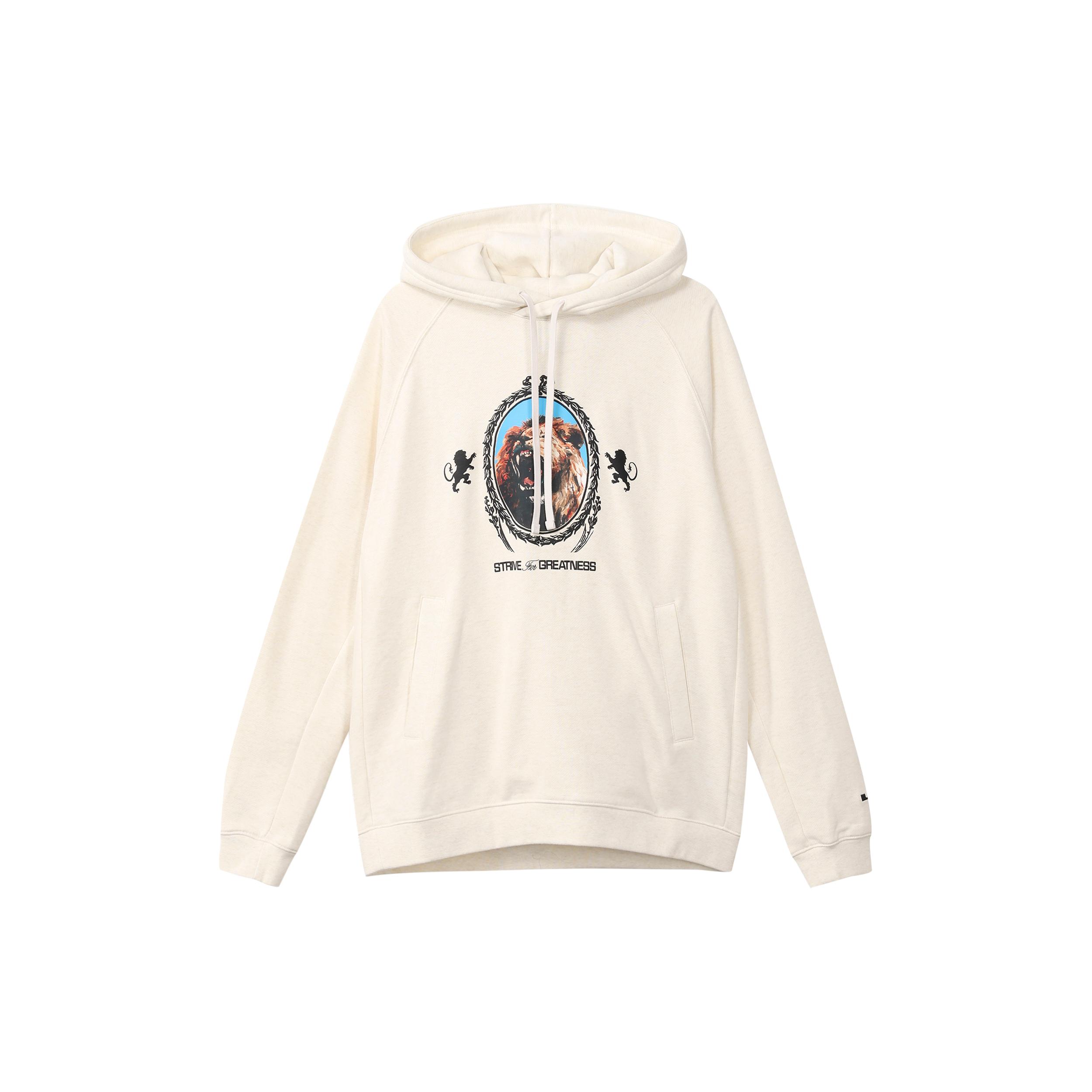 Мужские толстовки Nike ЭКРЮ с капюшоном Умеренный Обычный FB7124-027 XL