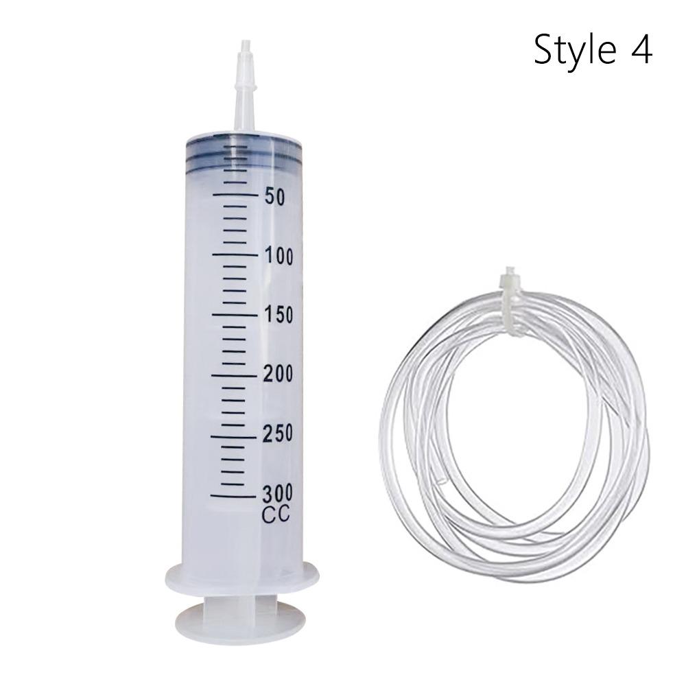 Plastic Big Syringe Large Capacity Feeding Ink Pump Measuring Reusable 150ml-500ml Hose Syringe
