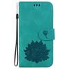 For Motorola Edge 50 Ultra 5G/Moto X50 Ultra 5G Wallet Phone Stand Case Imprinted Lotus Pattern PU Leather Phone Cover
