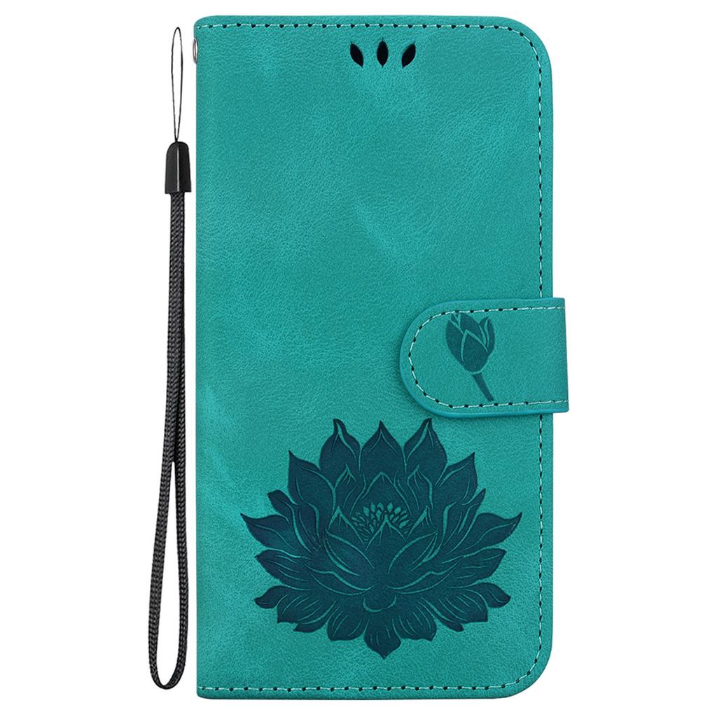 For Motorola Edge 50 Ultra 5G/Moto X50 Ultra 5G Wallet Phone Stand Case Imprinted Lotus Pattern PU Leather Phone Cover