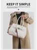 2025 Spring/Summer High-Capacity Platinum Shoulder & Crossbody Tote