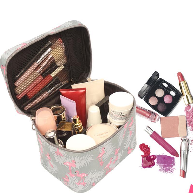 Waterproof Portable Women Makeup Bag High Capacity Toiletries Organizer Storage Cosmetic Cases Zipper Wash Beauty Pouch Travel