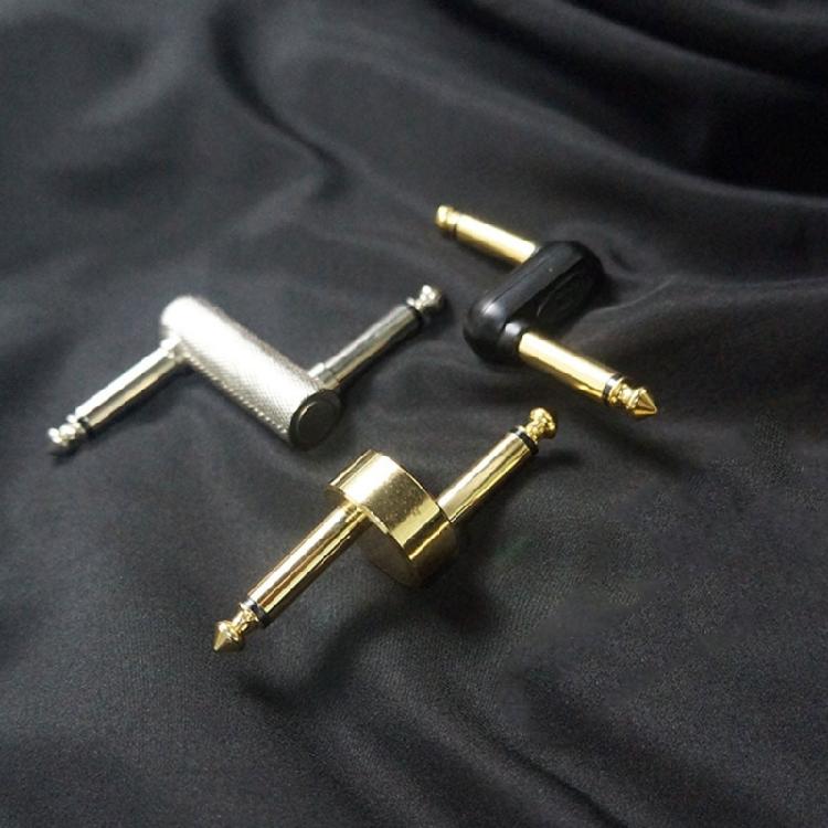 3 Pack Pedal Coupler 6.35mm 1/4'' Male to Male Coupler Jack Plug Adapter Z Typed