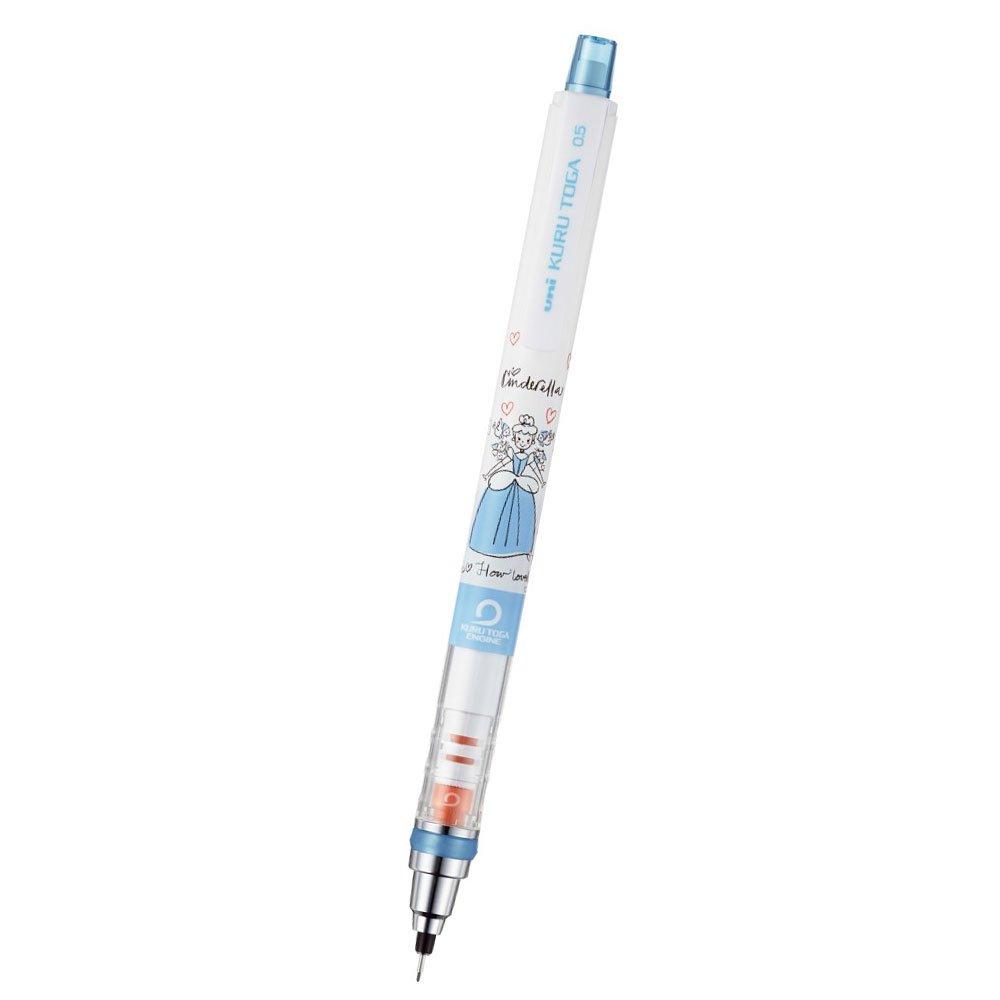 Mitsubishi Pencil Kurutoga Collection Mechanical Cinderella Heart Pencil, 0.5mm,