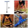 Heavy Duty Threaded T-Handle Wrench U-Head Design Water Shut Off Tool  Underground Valves