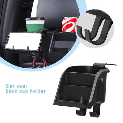 Car Seat Back Cup Holder Hook Multi-functional 3-in-1 Phone Storage Box Storage Rack Car Phone Holder Accesorios Para Auto