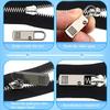 10PC Zipper Slider Puller Instant Zipper Repair Kit Universal for Broken Buckle Travel Bag Suitcase Zipper Head DIY Sewing Craft