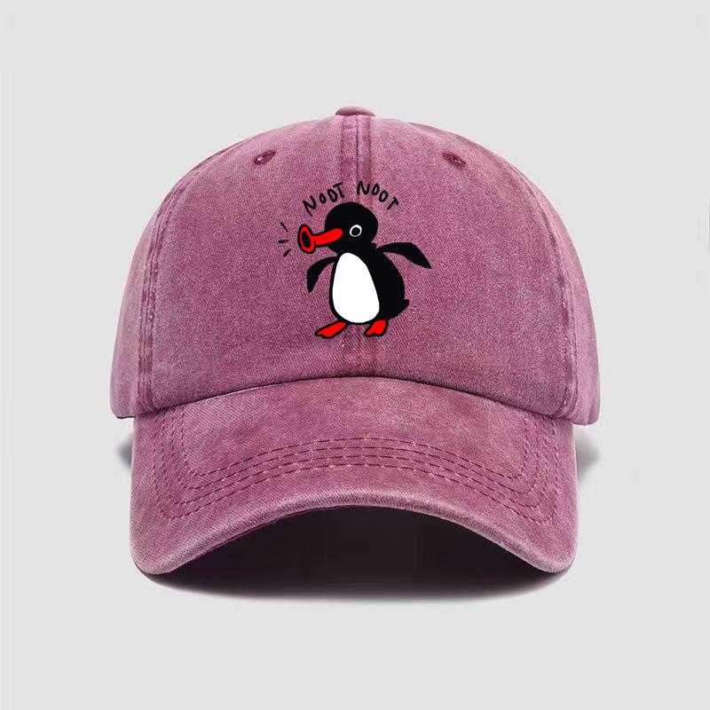 Men Hats Women Visor Protection Snapback Pingu Pinga Penguin Tv Caps Noot Baseball Cap All-Match Trendy For Daily